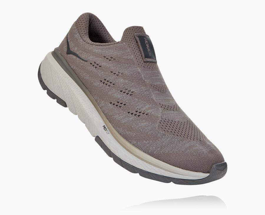 Zapatillas Running Hoka One One Hombre - Cavu 3 Slip - Gris - QVY140695